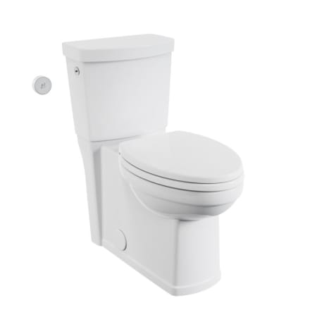 American Standard Estate Touchless Skirted Two-Piece 1.28 GPB/4.8 LPF Chair Height Elongated Toilet With Seat White